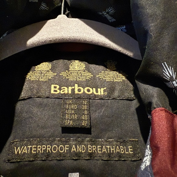 Barbour Rain Coat size 8 - Picture 3 of 3